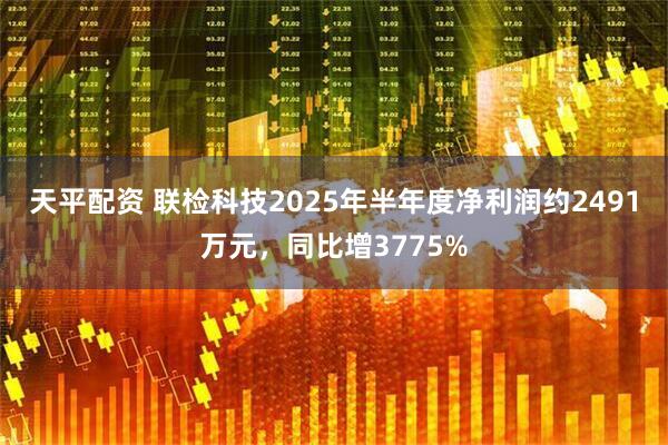 天平配资 联检科技2025年半年度净利润约2491万元，同比增3775%