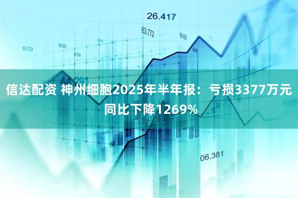 信达配资 神州细胞2025年半年报：亏损3377万元 同比下降1269%