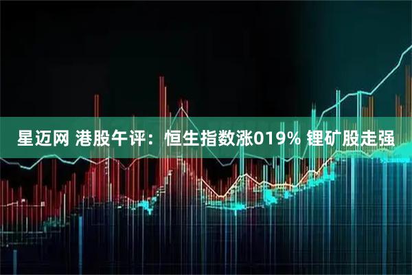 星迈网 港股午评：恒生指数涨019% 锂矿股走强
